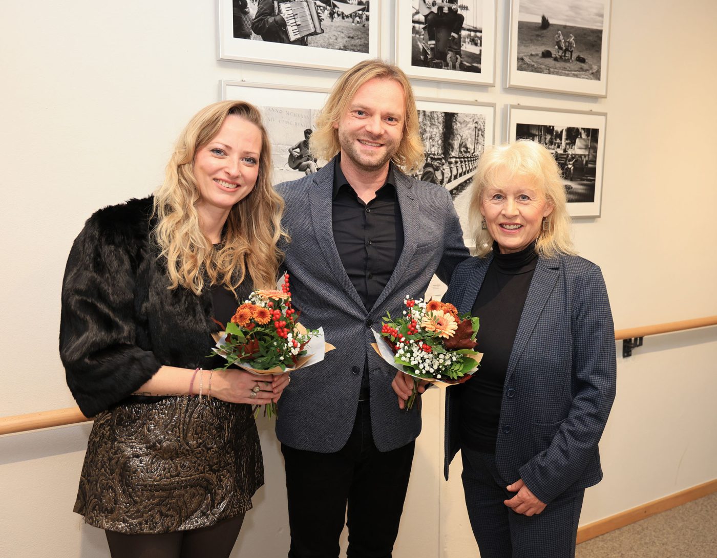 Von links: Marina Becker, Henry A. Schulze, Sieglinde Hankele - Foto: Reinhardt Schmidt