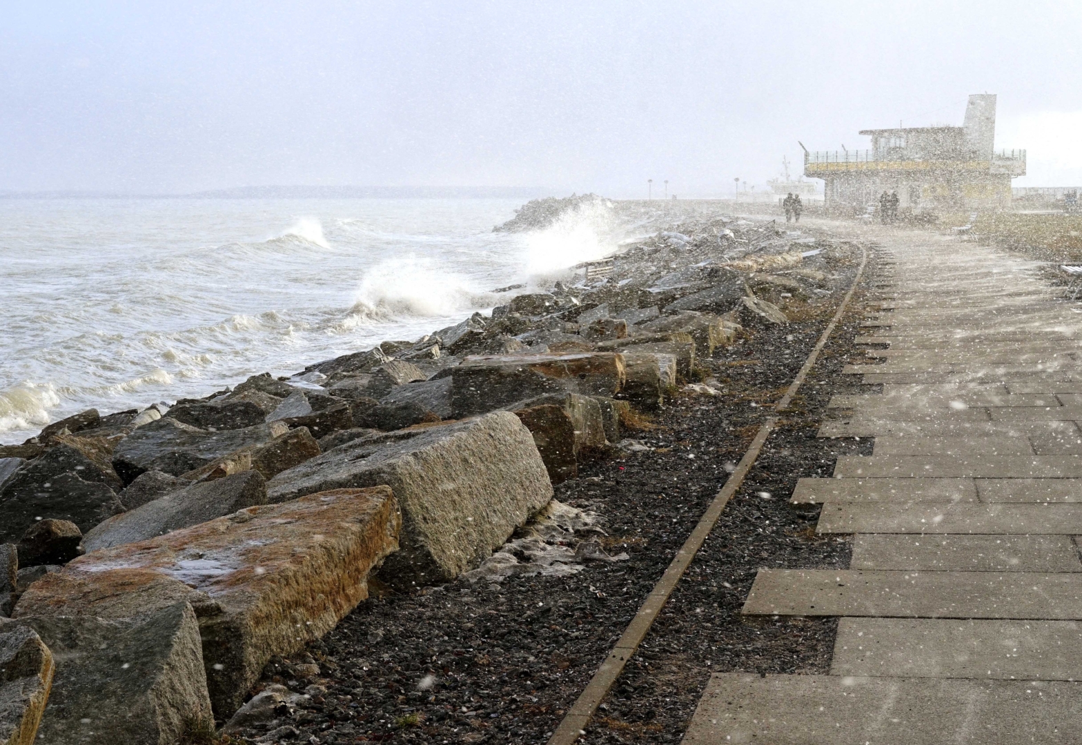 Schneesturm auf Rügen - Foto: Karl Eißner