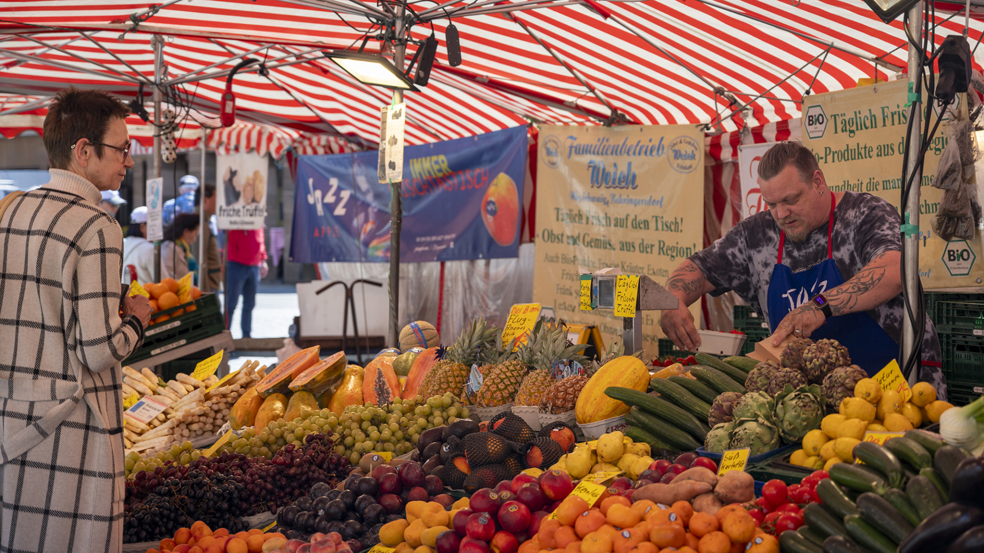 Wochenmarkt, Nürnberg - von Sieglinde Hankele