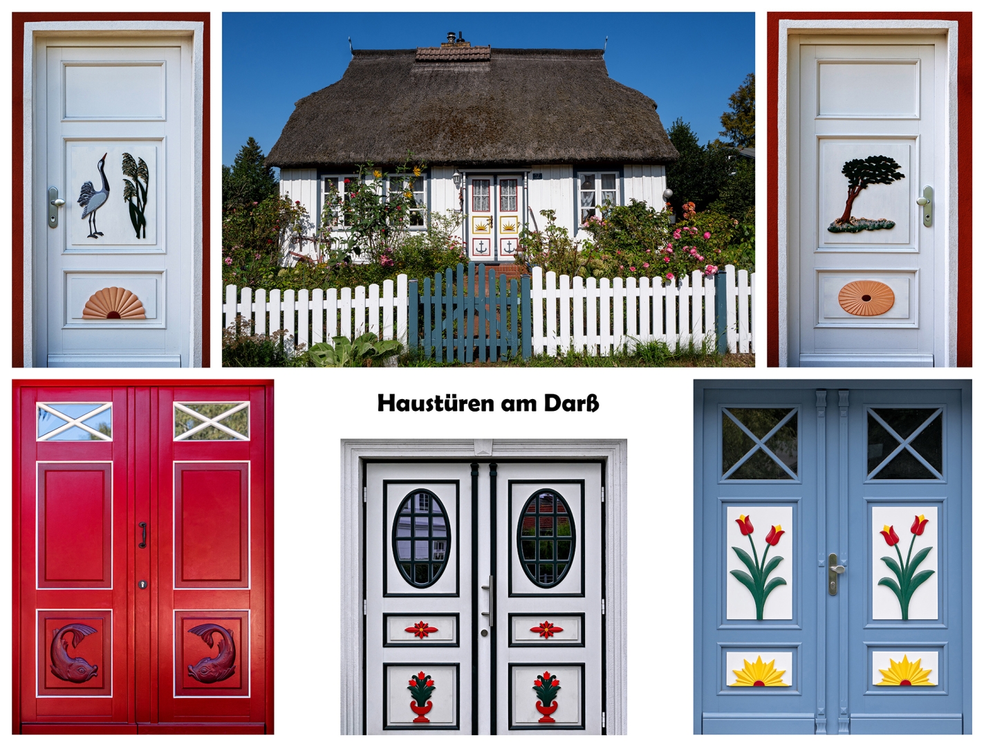 Haustüren am Darß - von Johannes Heumann