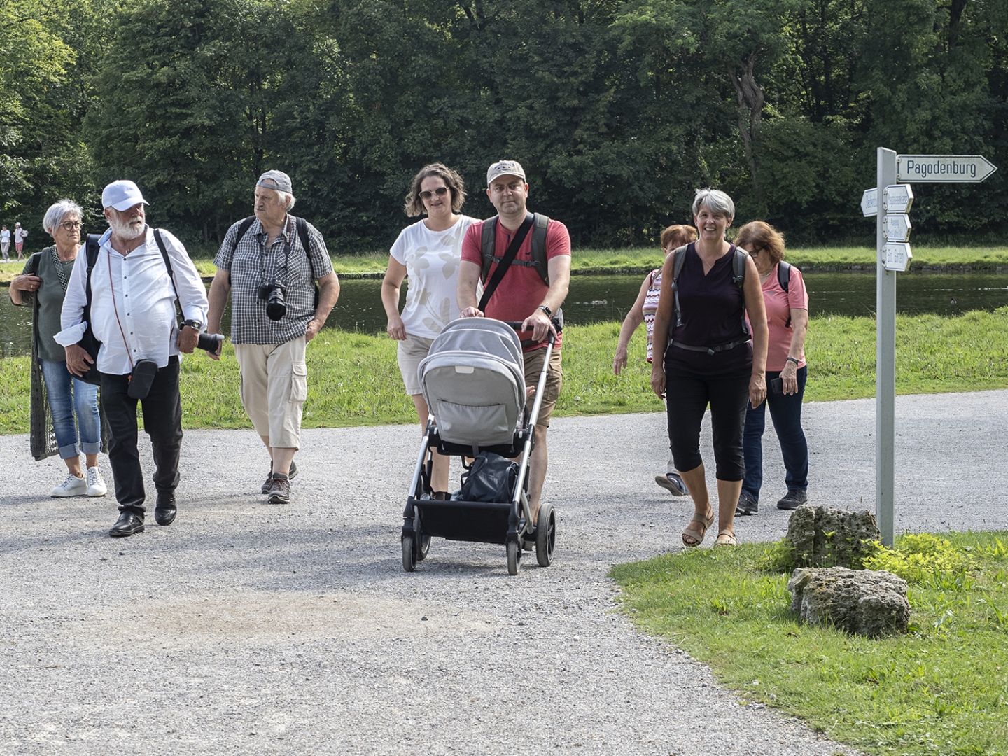 Unterwegs im Botanischen Garten - Foto: Oswald Engelhardt