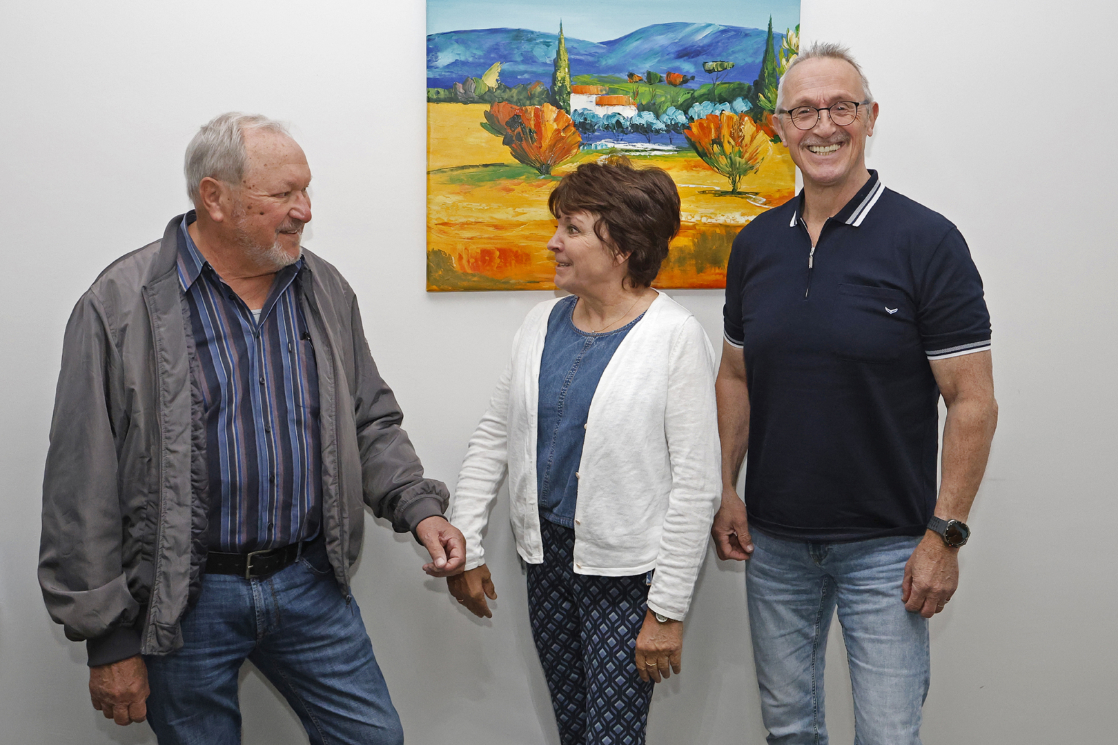 Von links: Rainer Otto, Monika Egerer und Albert J. Pinkl - Foto: Günther Holzinger